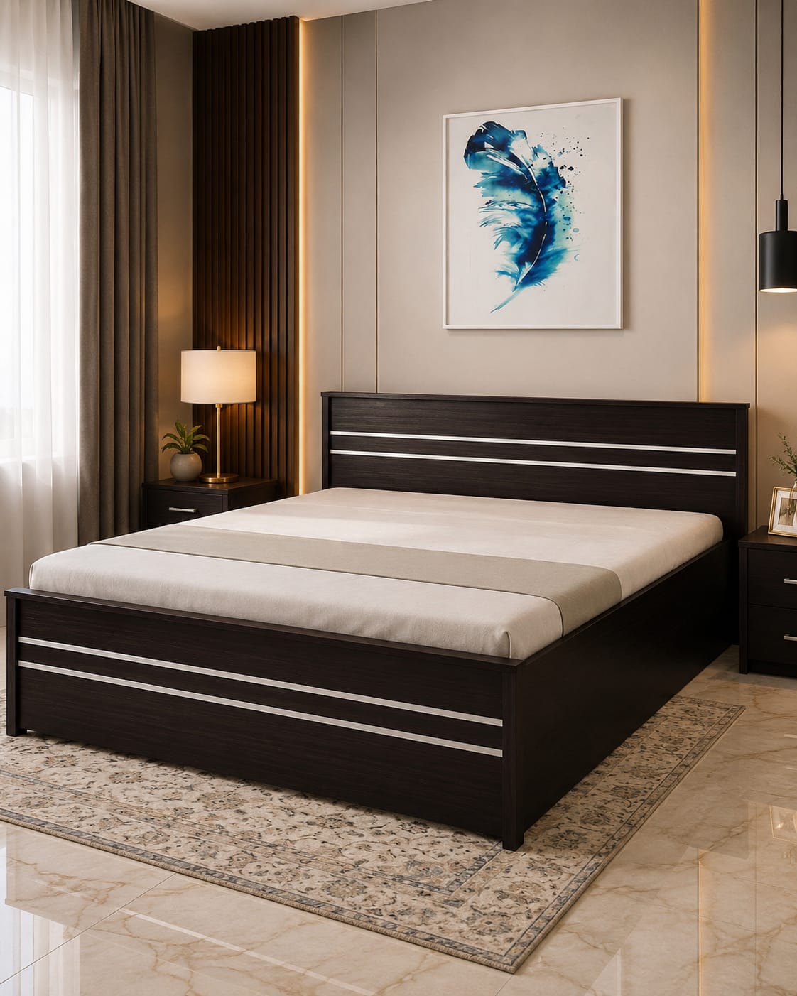 Heritage bliss wooden bed